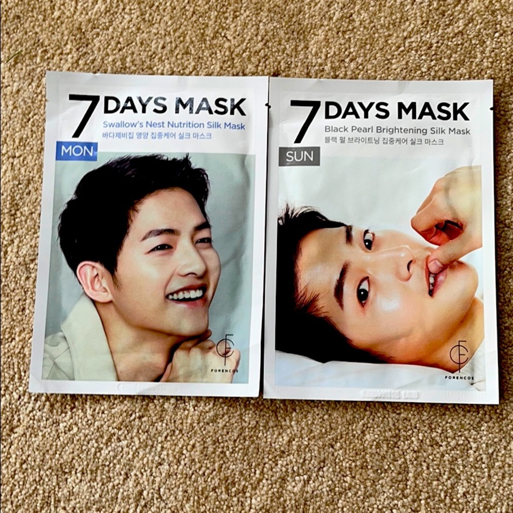 Collector’s item Korean face masks (Forencos)
